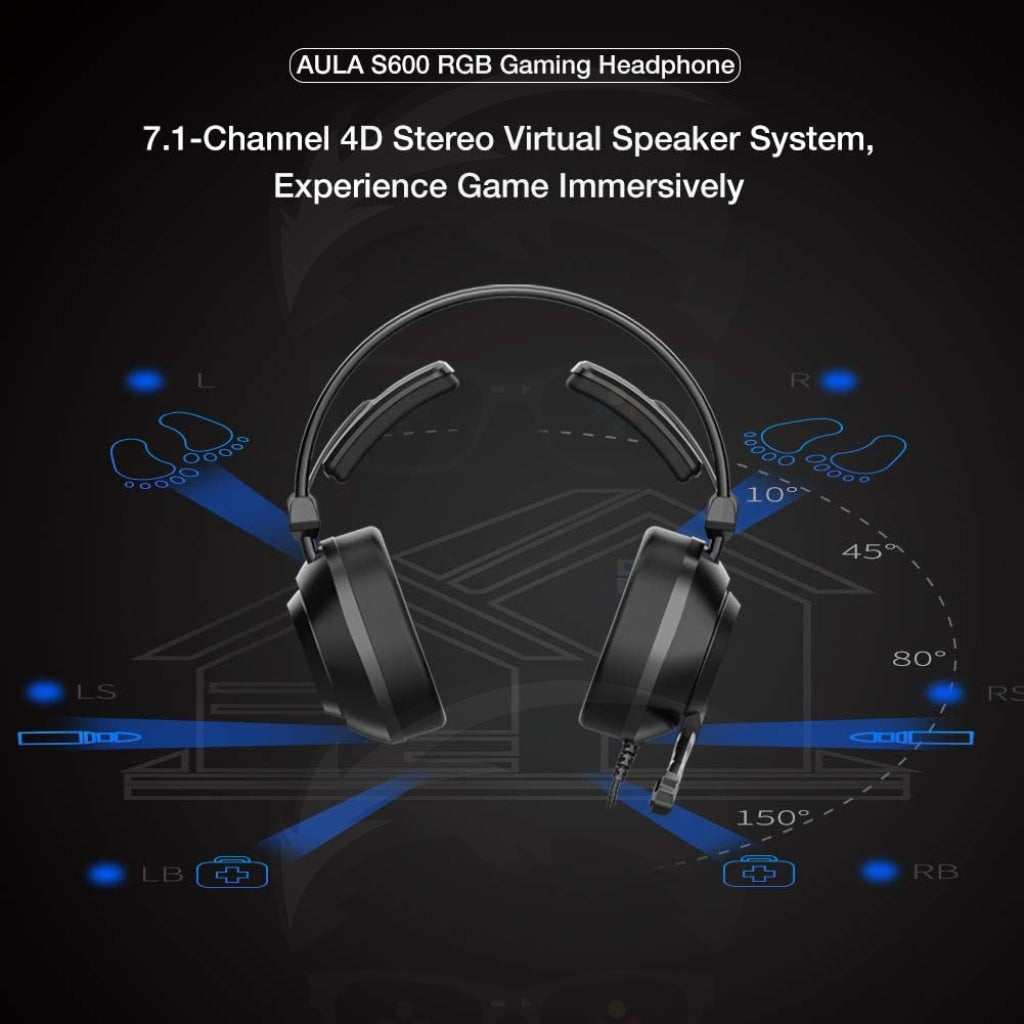 AULA S600 Gaming Headset 7.1 AULA S600 Gaming Headset 7.1